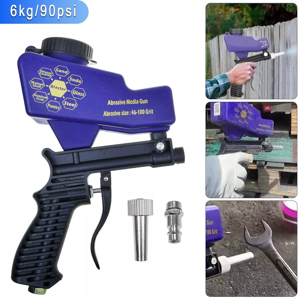 Gravity Sandblasting Tools. Pneumatic Sandblasting Set. Rust Blasting Device Adjustable Blasting Machine. Pneumatic Blasting Tools Set. Professional Car Body Repair Tool for Car Repair. Sandblasting Accessories
