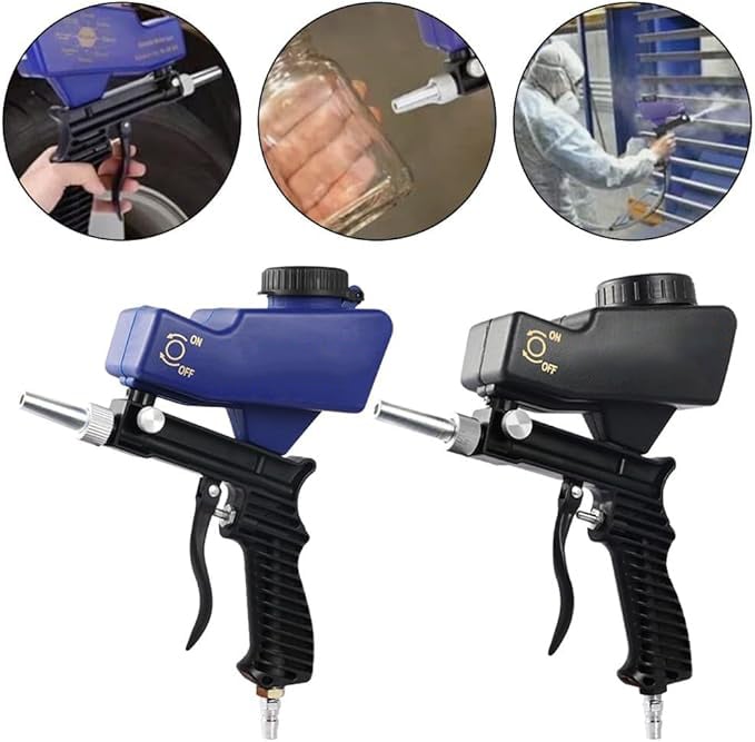Gravity Sandblasting Tools. Pneumatic Sandblasting Set. Rust Blasting Device Adjustable Blasting Machine. Pneumatic Blasting Tools Set. Professional Car Body Repair Tool for Car Repair. Sandblasting Accessories