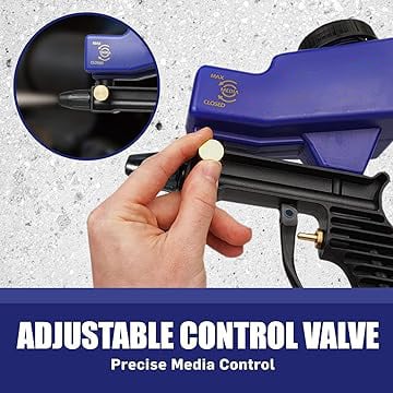Gravity Sandblasting Tools. Pneumatic Sandblasting Set. Rust Blasting Device Adjustable Blasting Machine. Pneumatic Blasting Tools Set. Professional Car Body Repair Tool for Car Repair. Sandblasting Accessories