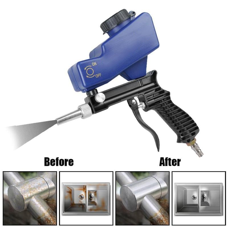 Gravity Sandblasting Tools. Pneumatic Sandblasting Set. Rust Blasting Device Adjustable Blasting Machine. Pneumatic Blasting Tools Set. Professional Car Body Repair Tool for Car Repair. Sandblasting Accessories