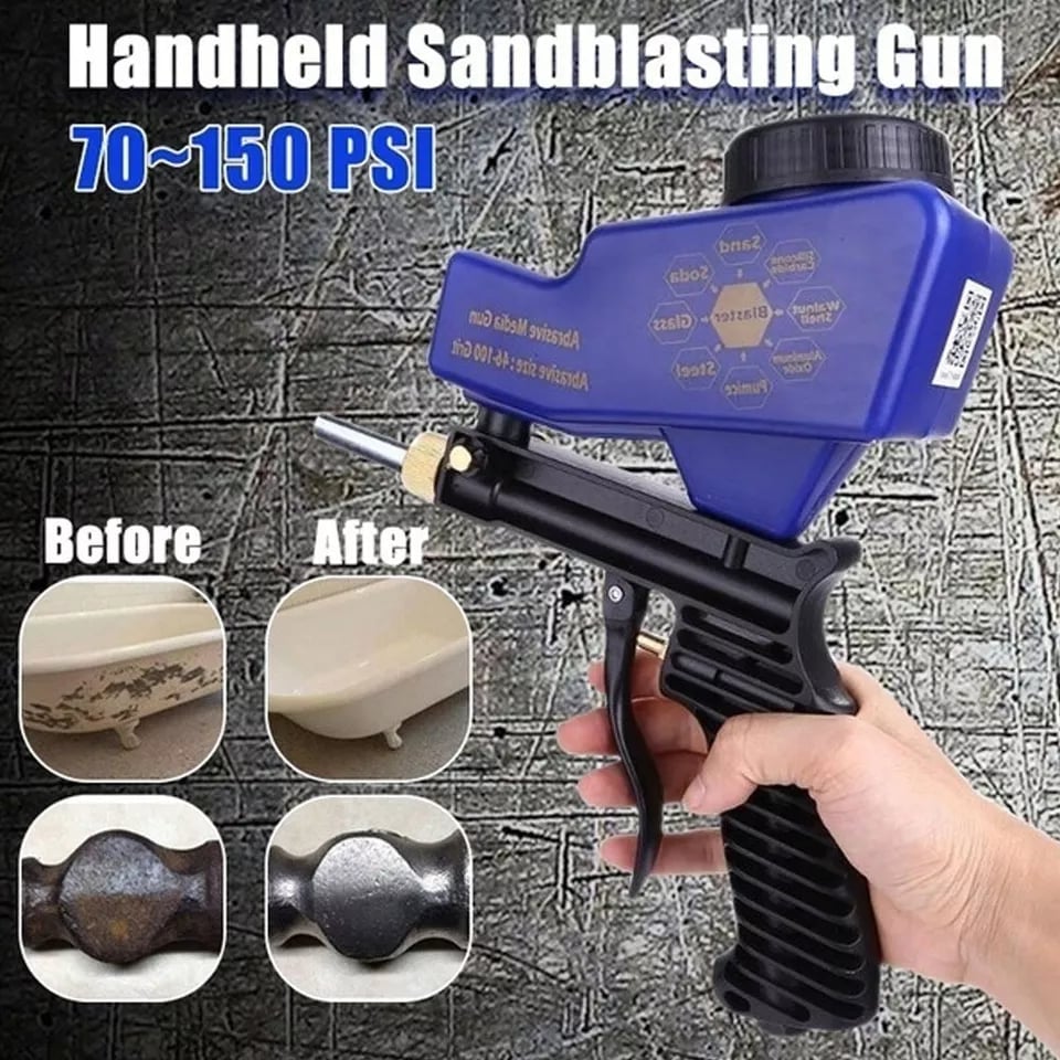 Gravity Sandblasting Tools. Pneumatic Sandblasting Set. Rust Blasting Device Adjustable Blasting Machine. Pneumatic Blasting Tools Set. Professional Car Body Repair Tool for Car Repair. Sandblasting Accessories
