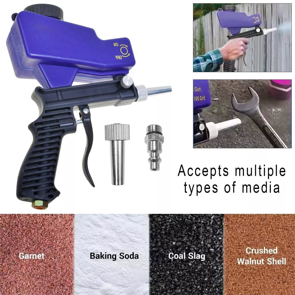 Gravity Sandblasting Tools. Pneumatic Sandblasting Set. Rust Blasting Device Adjustable Blasting Machine. Pneumatic Blasting Tools Set. Professional Car Body Repair Tool for Car Repair. Sandblasting Accessories