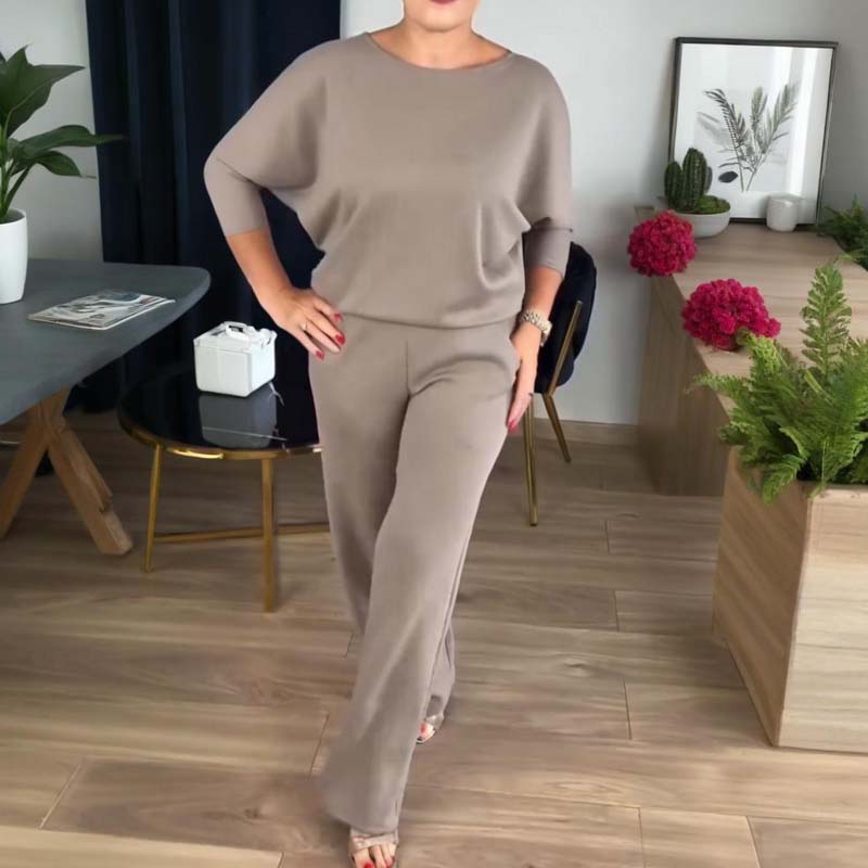 ⏳Oferta especial por tiempo limitado⏰Elegante conjunto de 3 piezas que incluye un cárdigan largo. un top y unos pantalones💞
